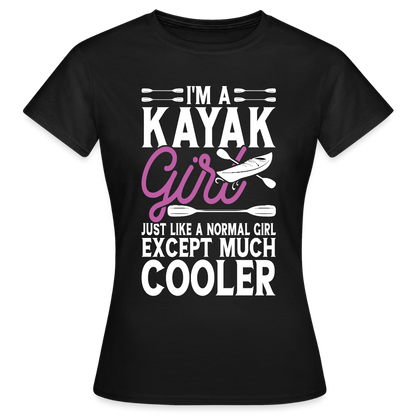 Women's Water Adventure  T-Shirt - black