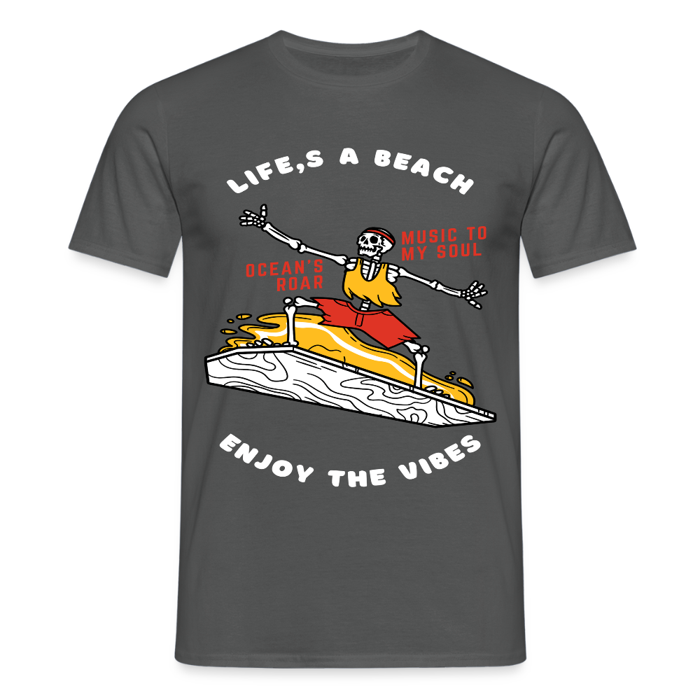 Men's T-Shirt Water - charcoal grey