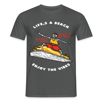 Men's T-Shirt Water - charcoal grey