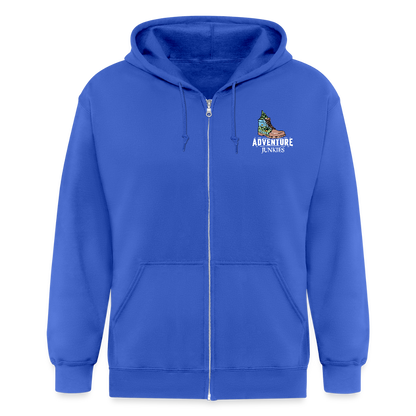 Unisex Heavyweight Hooded Jacket - royal blue