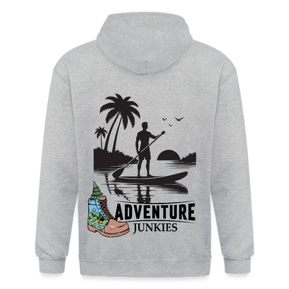 Adult Unisex Heavyweight Hooded Jacket - heather grey