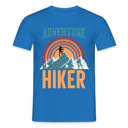 Men's Hiking & Walking T-Shirt - royal blue