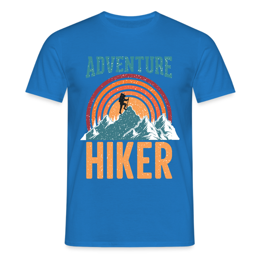 Men's Hiking & Walking T-Shirt - royal blue