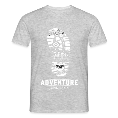 Men's Hiking & Walking T-Shirt - heather grey