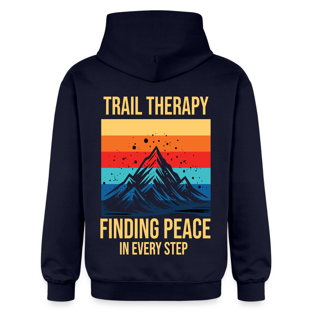 Adult Unisex Midweight Hoodie - navy