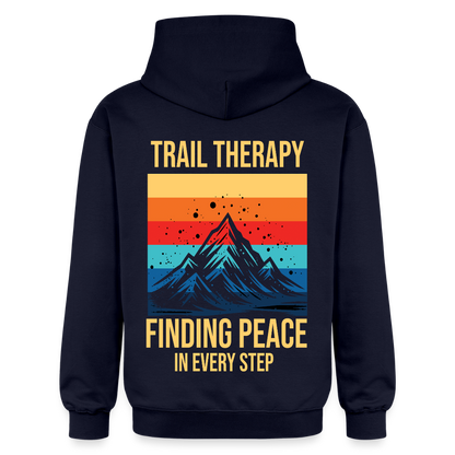 Adult Unisex Midweight Hoodie - navy