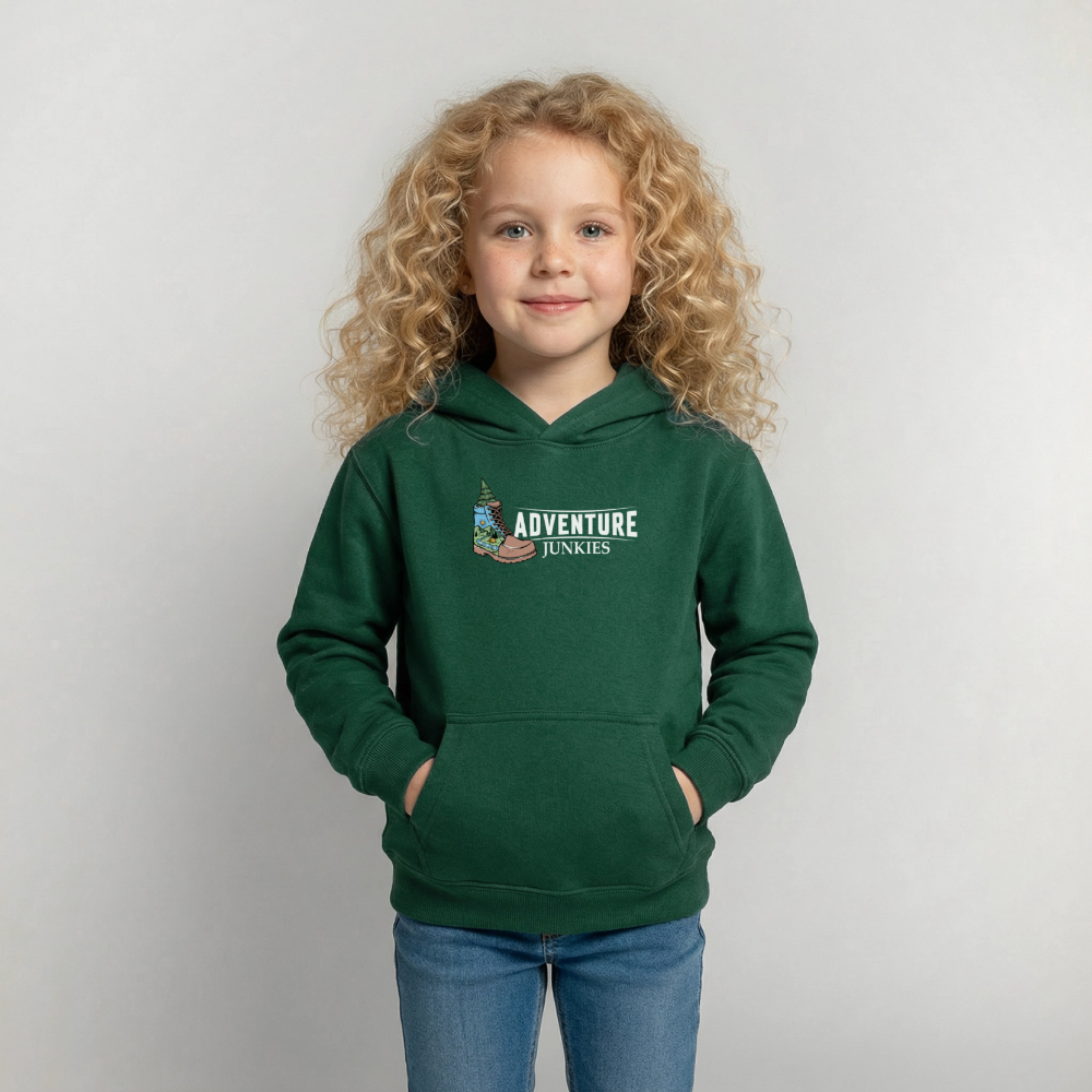 Children's  Unisex Hoodie - bottle green