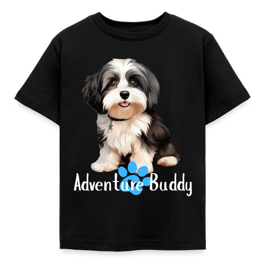 Children's T-Shirt  {Customise Breed & Paw } - black