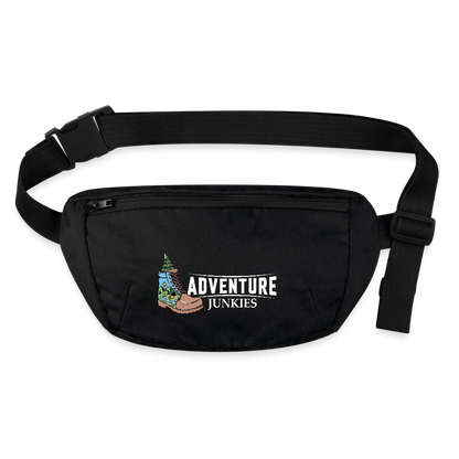 Recycled Hip Bag - black