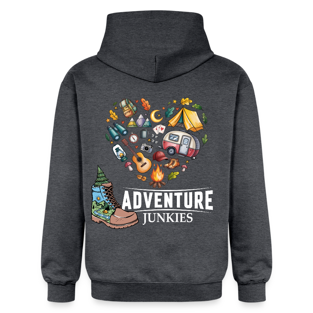 Unisex Midweight Hoodie - dark heather grey