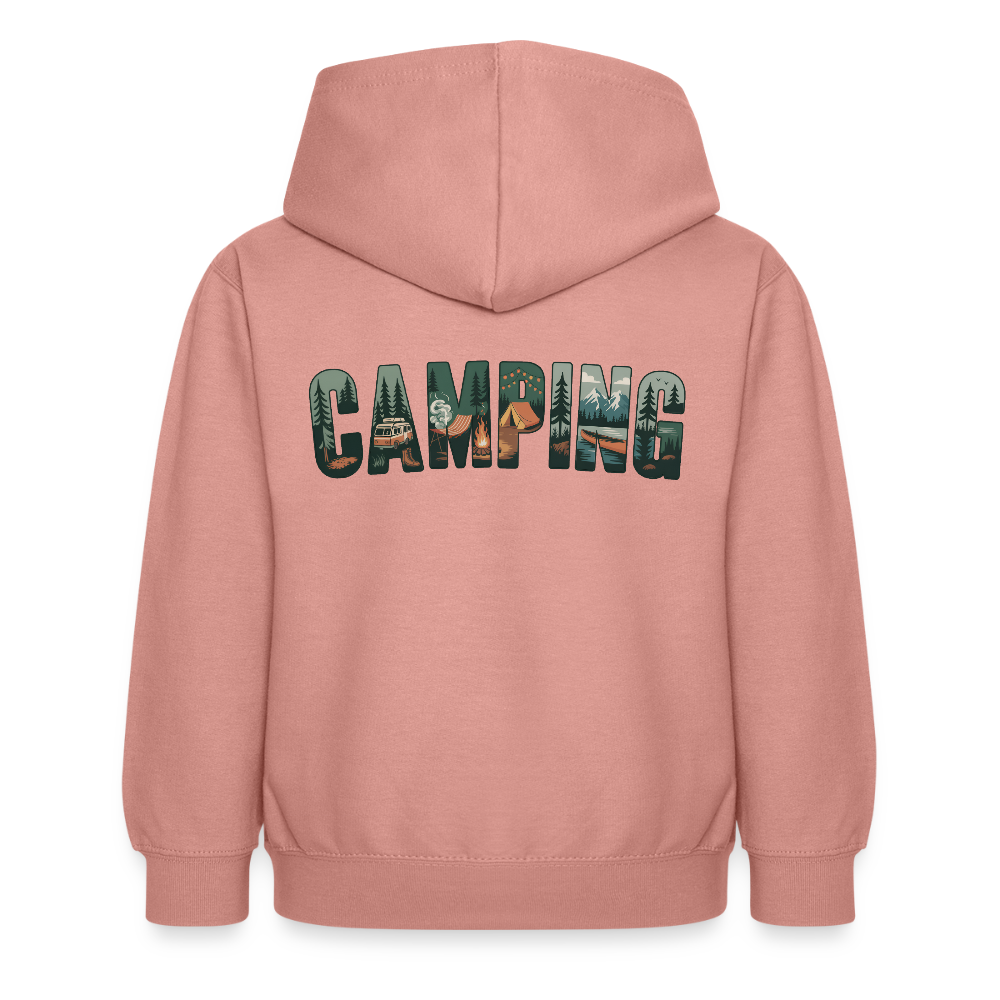 Children's Hoodie - dusky rose