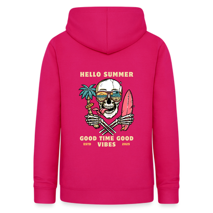 Women's Camping Hoodie - dark pink