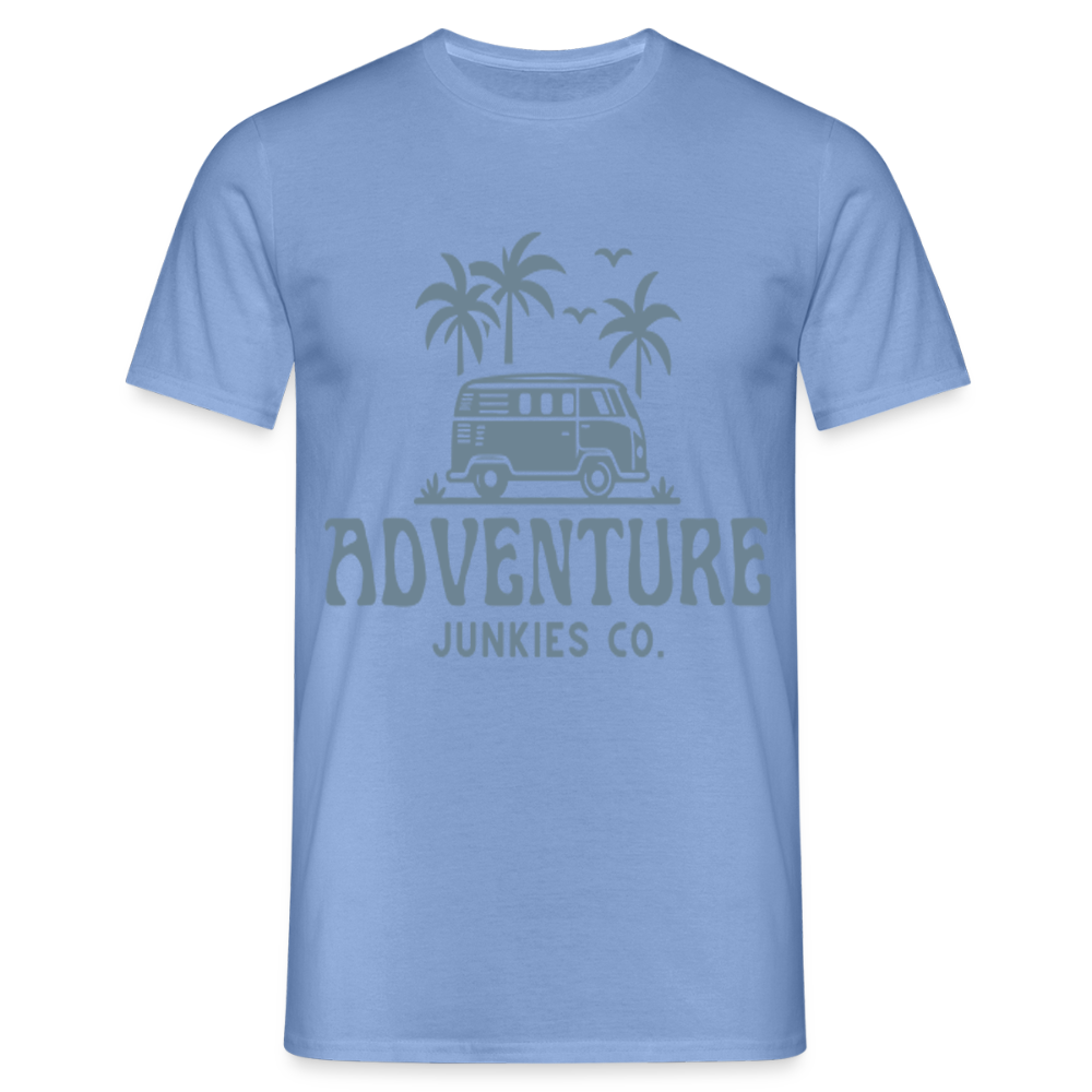 Men's  Camping T-Shirt - carolina blue