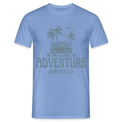 Men's  Camping T-Shirt - carolina blue
