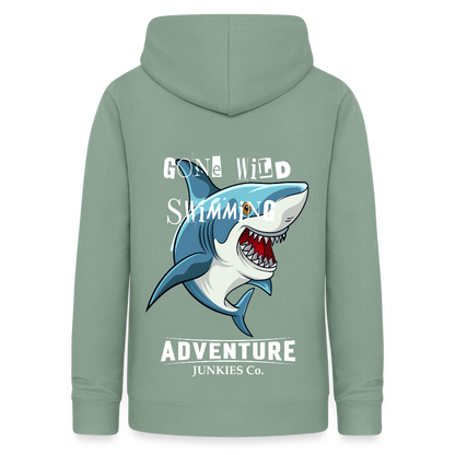 Women's Hoodie Water Adventures - steel green