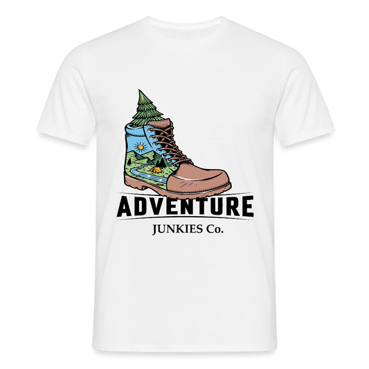 Men's Hiking & Walking  T-Shirt - white
