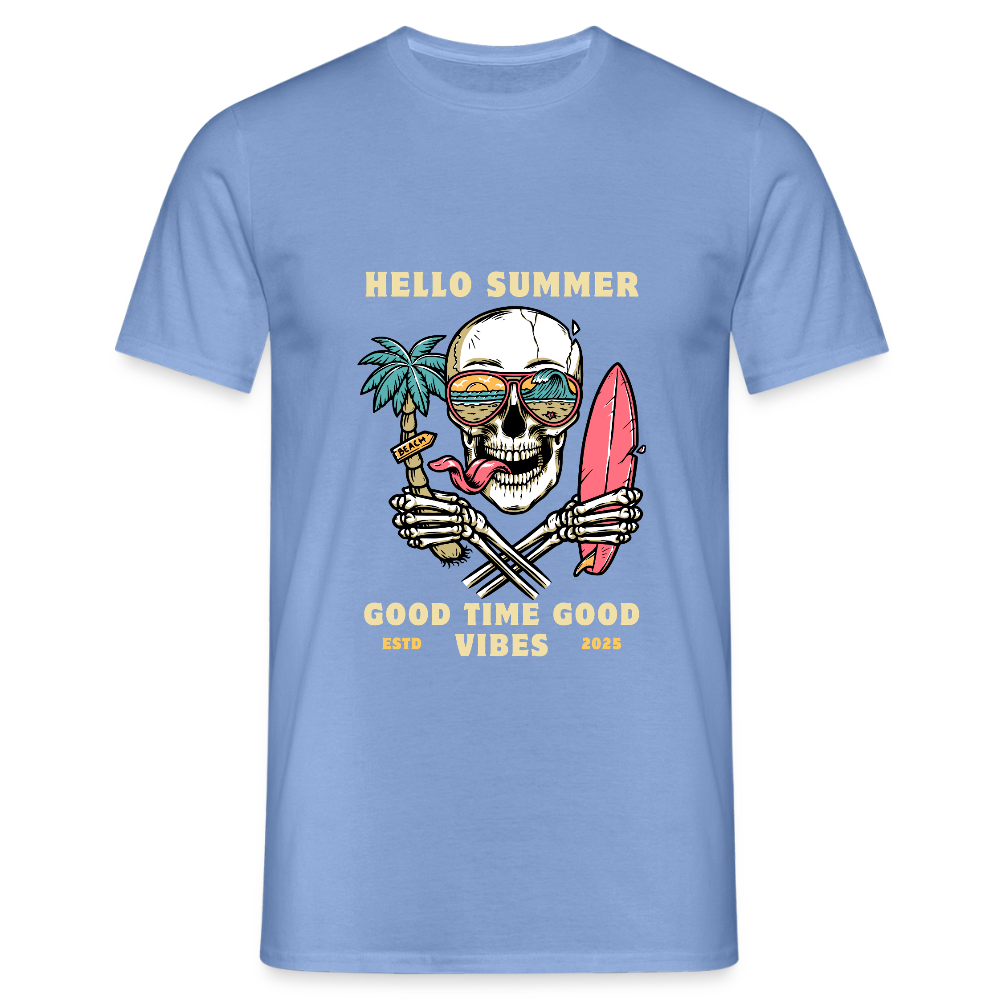 Men's Camping  T-Shirt - carolina blue