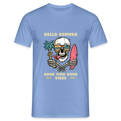 Men's Camping  T-Shirt - carolina blue