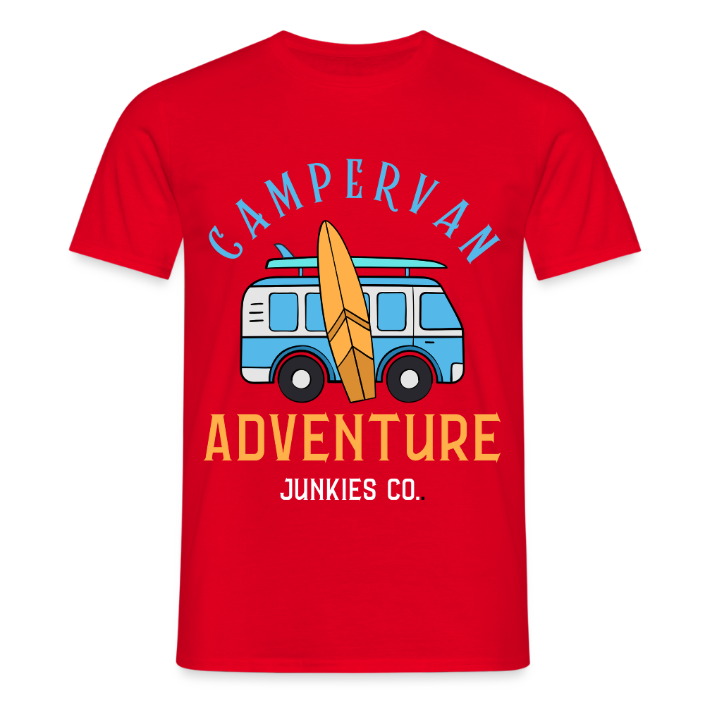 Men's Camping T-Shirt - red