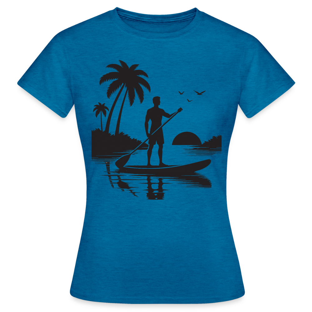 Women's Water Adventure T-Shirt - antique blue sapphire heather