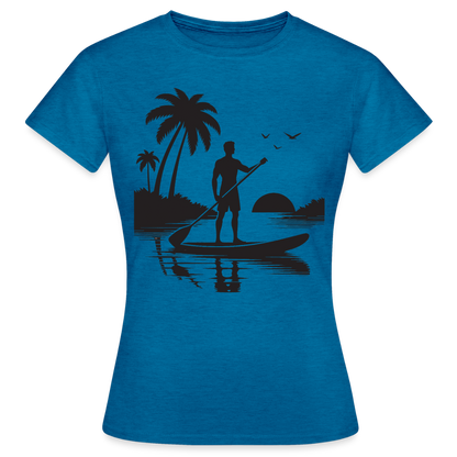 Women's Water Adventure T-Shirt - antique blue sapphire heather