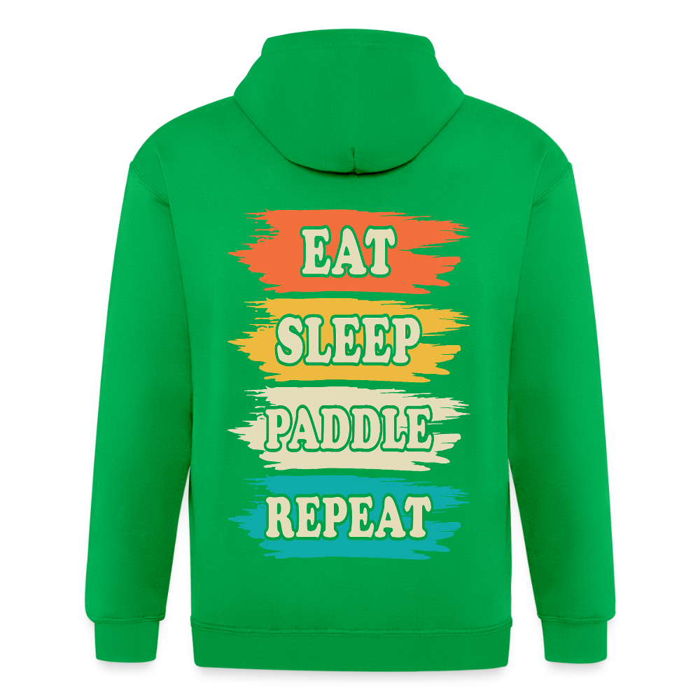 Adult Unisex Heavyweight Hooded Jacket - kelly green