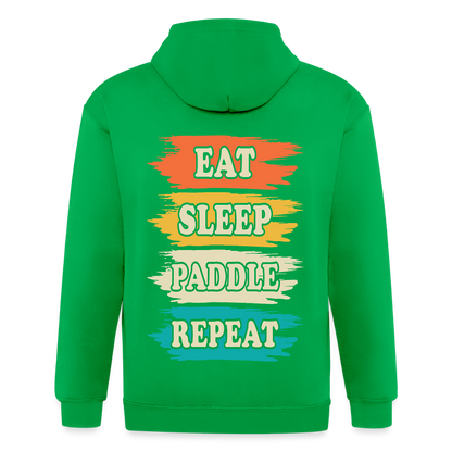 Adult Unisex Heavyweight Hooded Jacket - kelly green