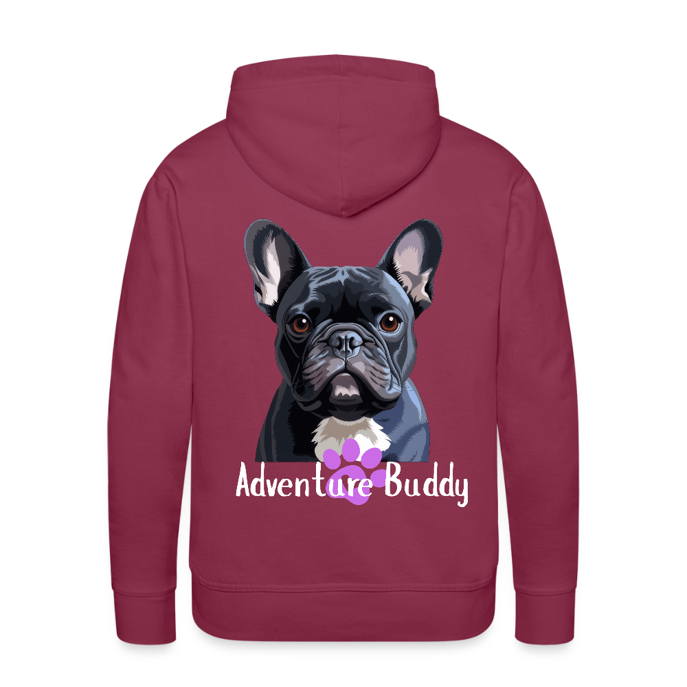 Men’s Premium Pet Girl  Hoodie - bordeaux