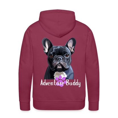 Men’s Premium Pet Girl  Hoodie - bordeaux