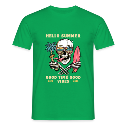 Men's Camping  T-Shirt - kelly green