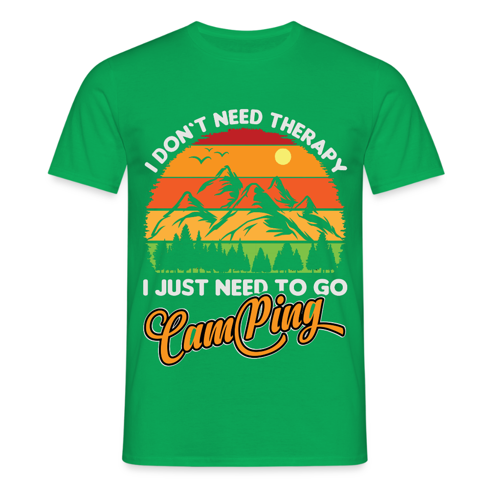 Men's Camping T-Shirt - kelly green