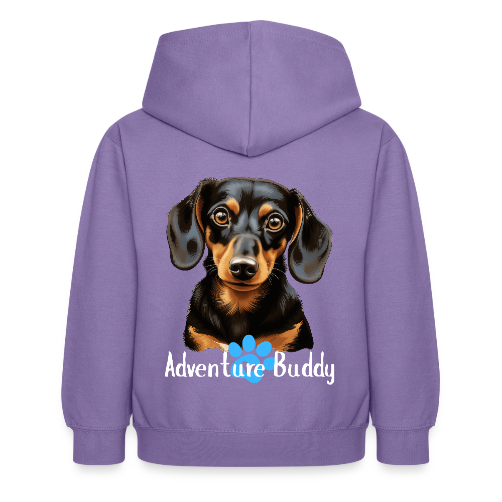 Children's Unisex Hoodie  {Customise Breed & Paw } - lavender