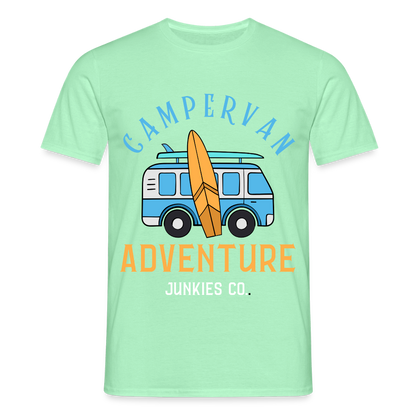Men's Camping T-Shirt - mint green