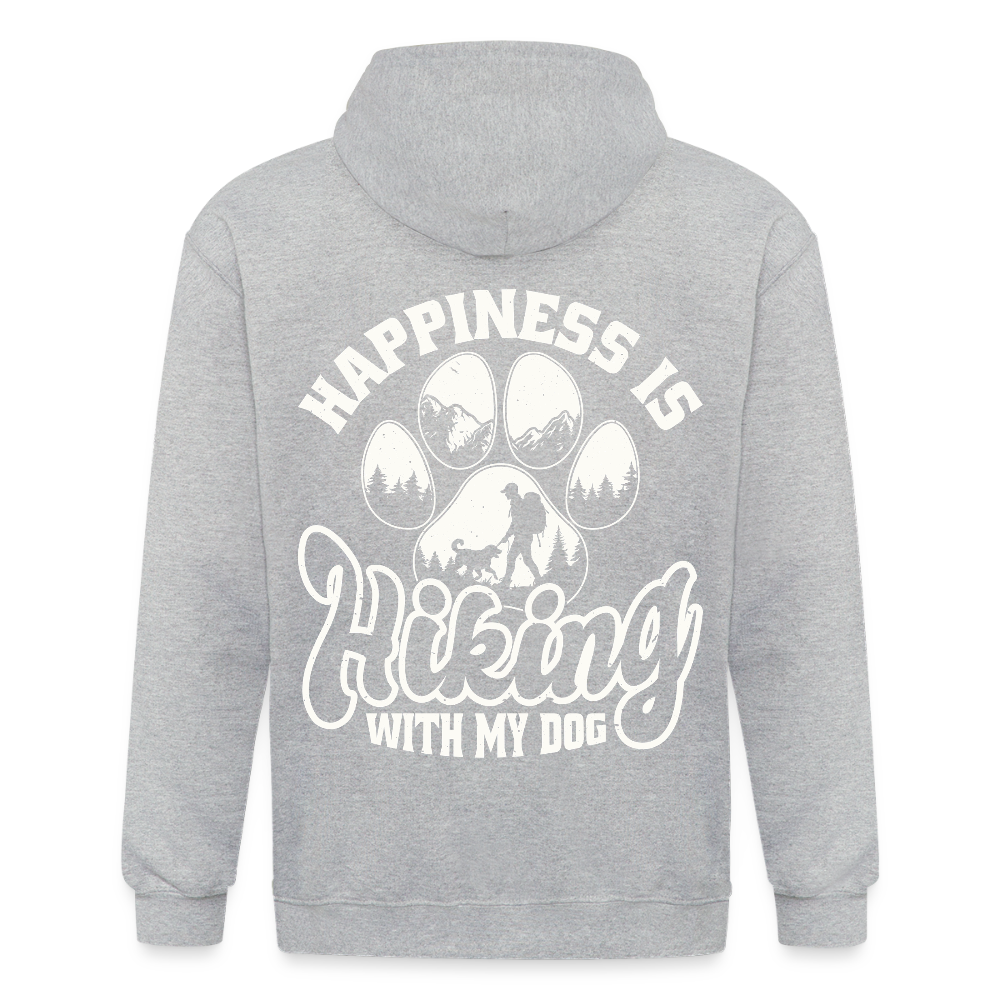 Unisex Heavyweight Hooded Jacket - heather grey