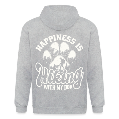Unisex Heavyweight Hooded Jacket - heather grey